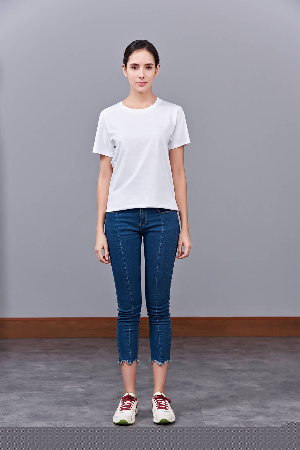 洋氣百搭親子裝 半袖顯瘦 速干圓領文化衫 春夏新品